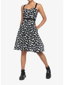 HUNIVERS Bats Retro Dress -transcendentactive shop 18569572 av5