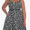 HUNIVERS Bats Retro Dress Plus Size -transcendentactive shop 18569580 hi