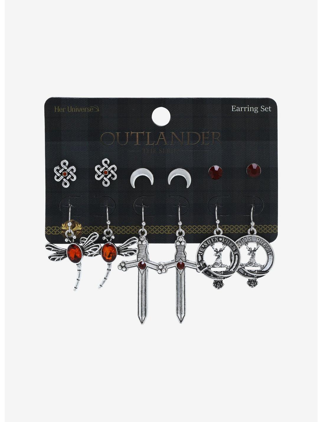 Her Universe Outlander Symbols Earring Set HUNIVERS Her Universe Outlander Symbols Earring Set -transcendentactive shop 18605506 av1