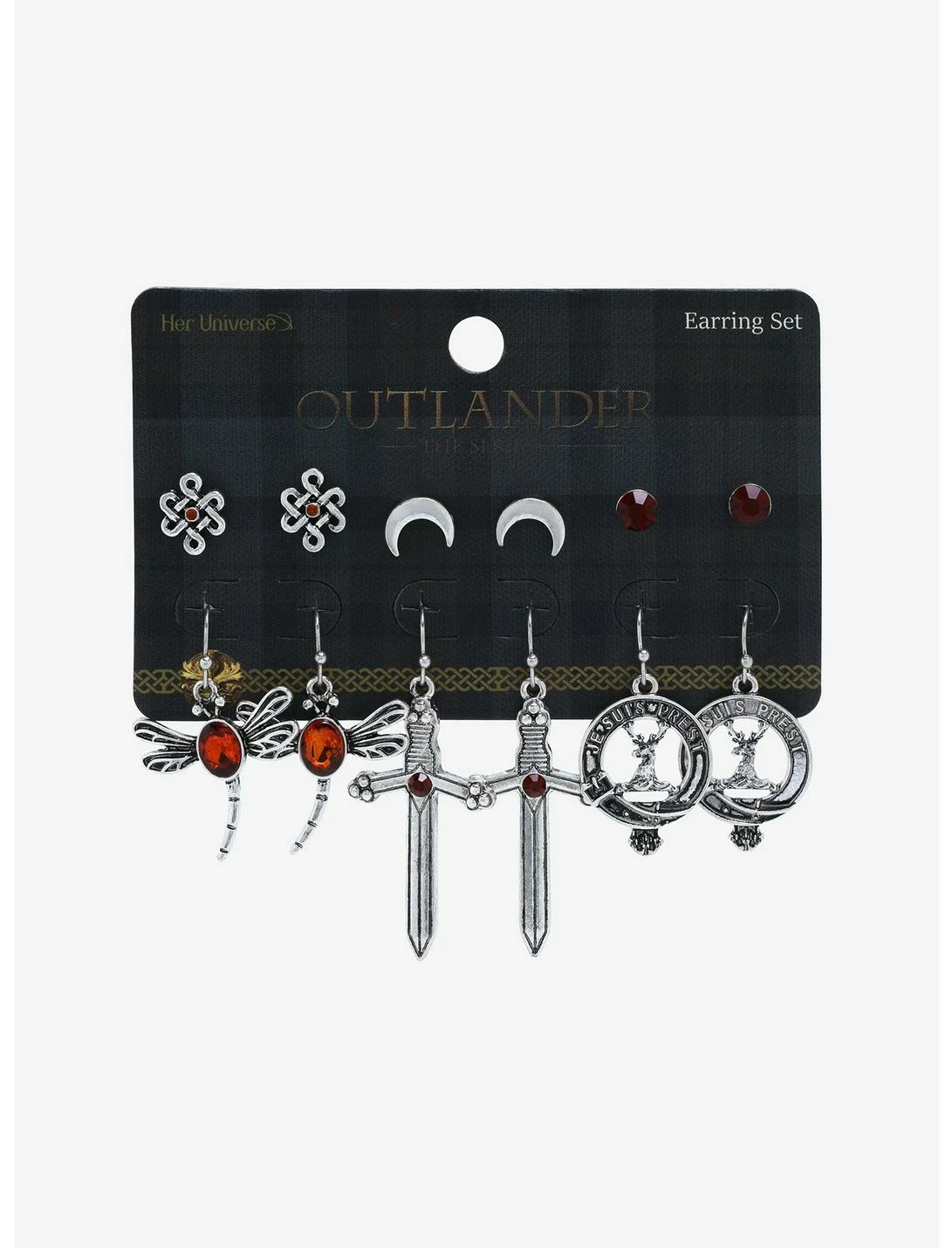 HUNIVERS Her Universe Outlander Symbols Earring Set 4 HUNIVERS Her Universe Outlander Symbols Earring Set - Image 2