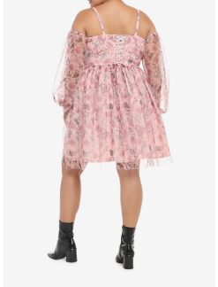HUNIVERS The School For Good And Evil Evers Cold Shoulder Dress Plus Size 4 HUNIVERS The School For Good And Evil Evers Cold Shoulder Dress Plus Size -transcendentactive shop 18635003 av2