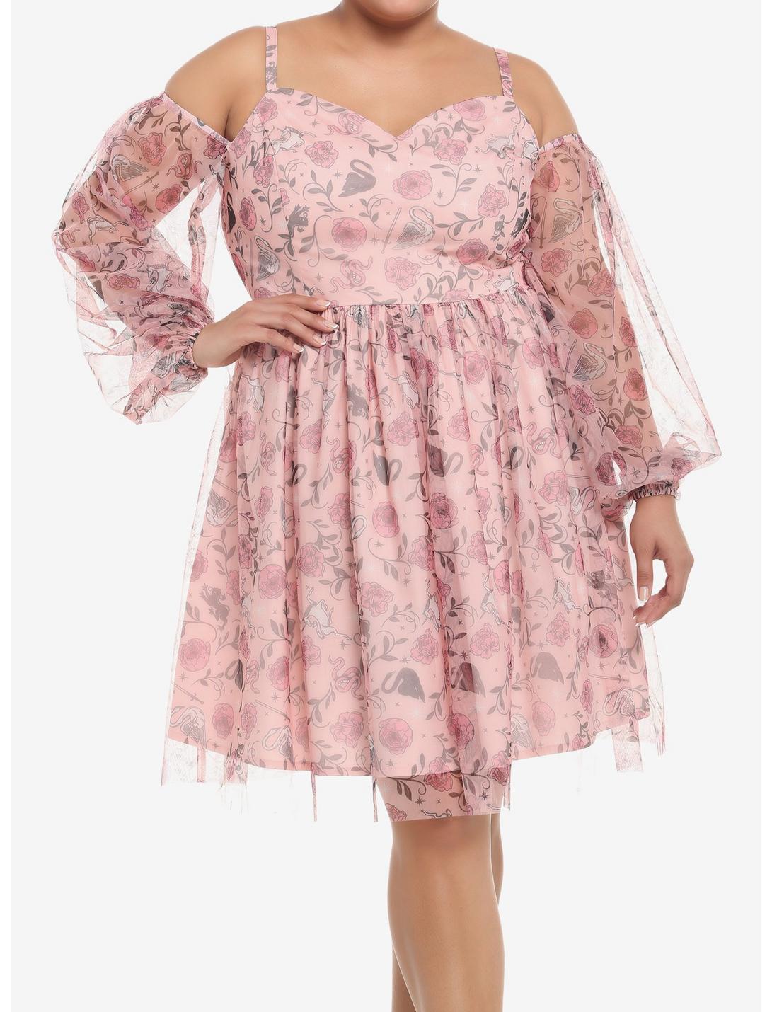 The School For Good And Evil Evers Cold Shoulder Dress Plus Size HUNIVERS The School For Good And Evil Evers Cold Shoulder Dress Plus Size -transcendentactive shop 18635003 hi