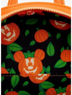 LOUNGFLY Loungefly Disney Minnie Mouse Pumpkin Glow-In-The-Dark Mini Backpack 8 LOUNGFLY Loungefly Disney Minnie Mouse Pumpkin Glow-In-The-Dark Mini Backpack -transcendentactive shop 18635067 av2