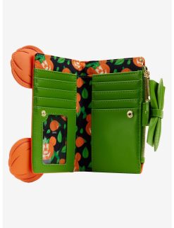 LOUNGFLY Loungefly Disney Minnie Mouse Pumpkin Glow-In-The-Dark Flap Wallet -transcendentactive shop 18635071 av3