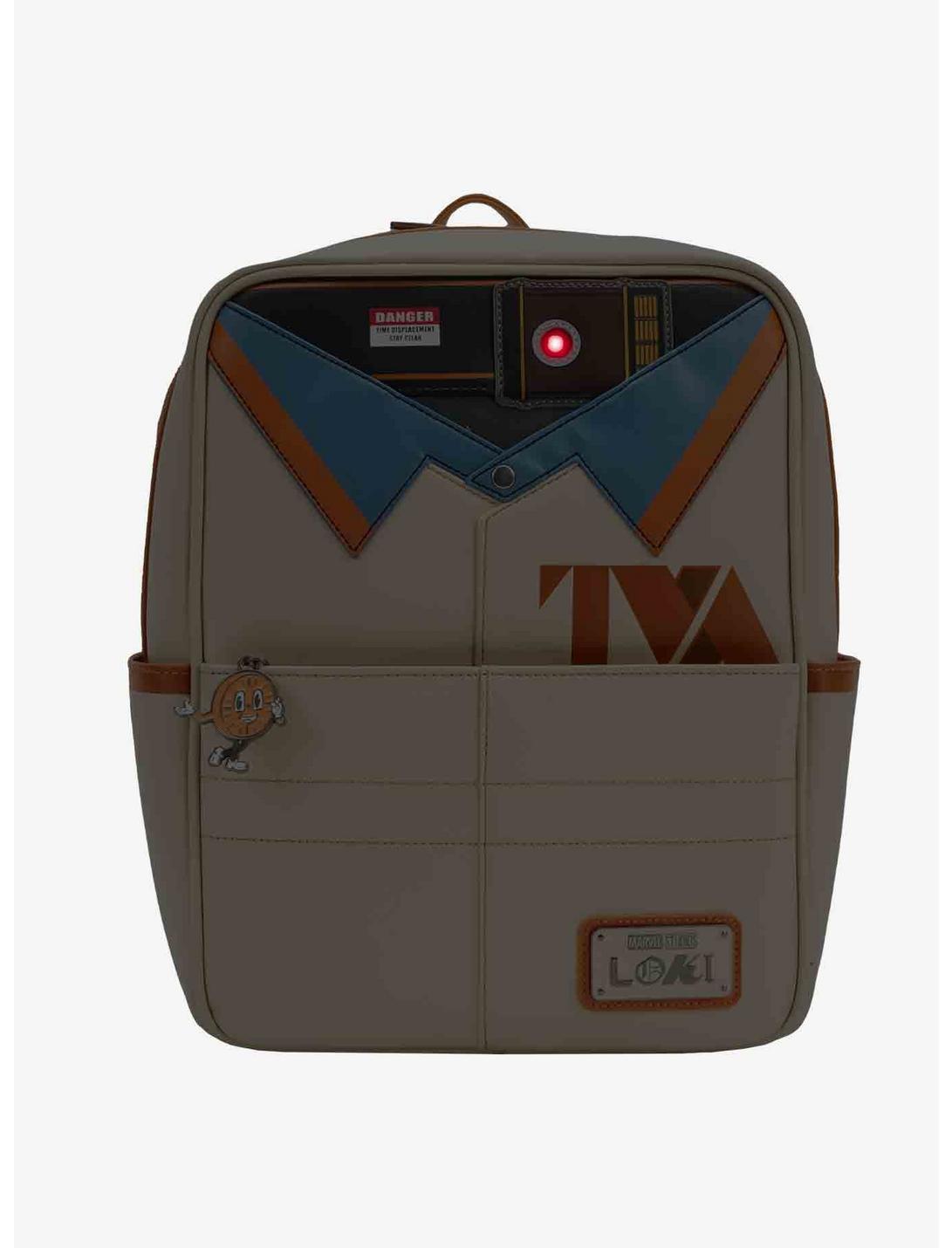 LOUNGFLY Loungefly Marvel Loki TVA LED Light Mini Backpack 6 LOUNGFLY Loungefly Marvel Loki TVA LED Light Mini Backpack - Image 4