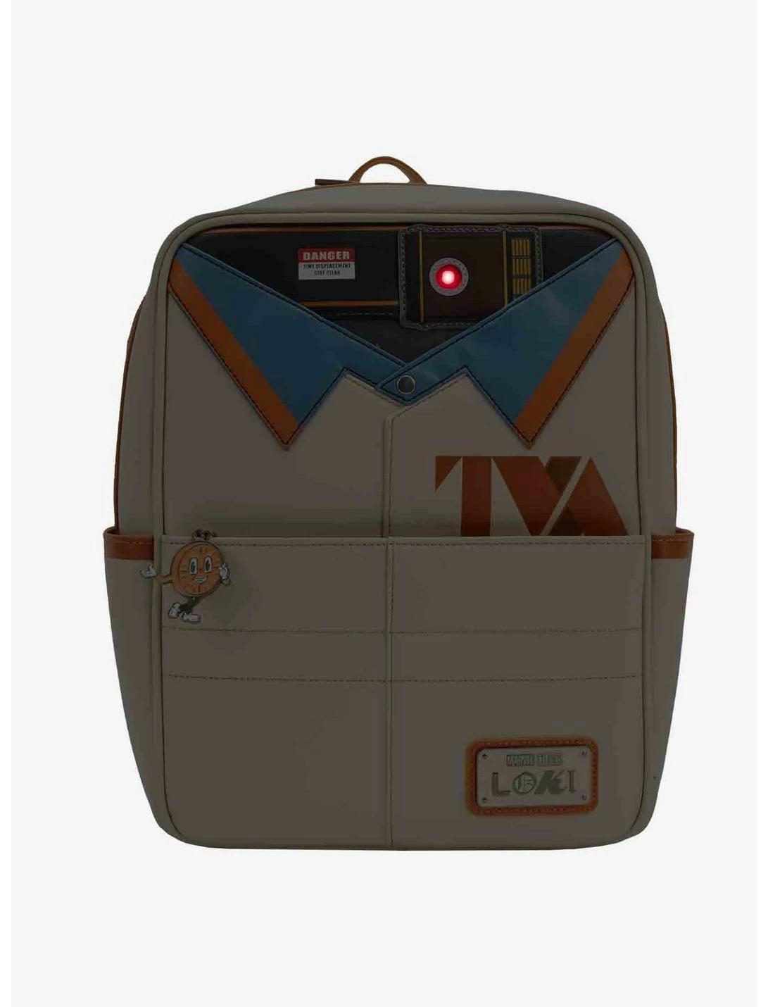 LOUNGFLY Loungefly Marvel Loki TVA LED Light Mini Backpack 6 LOUNGFLY Loungefly Marvel Loki TVA LED Light Mini Backpack - Image 4