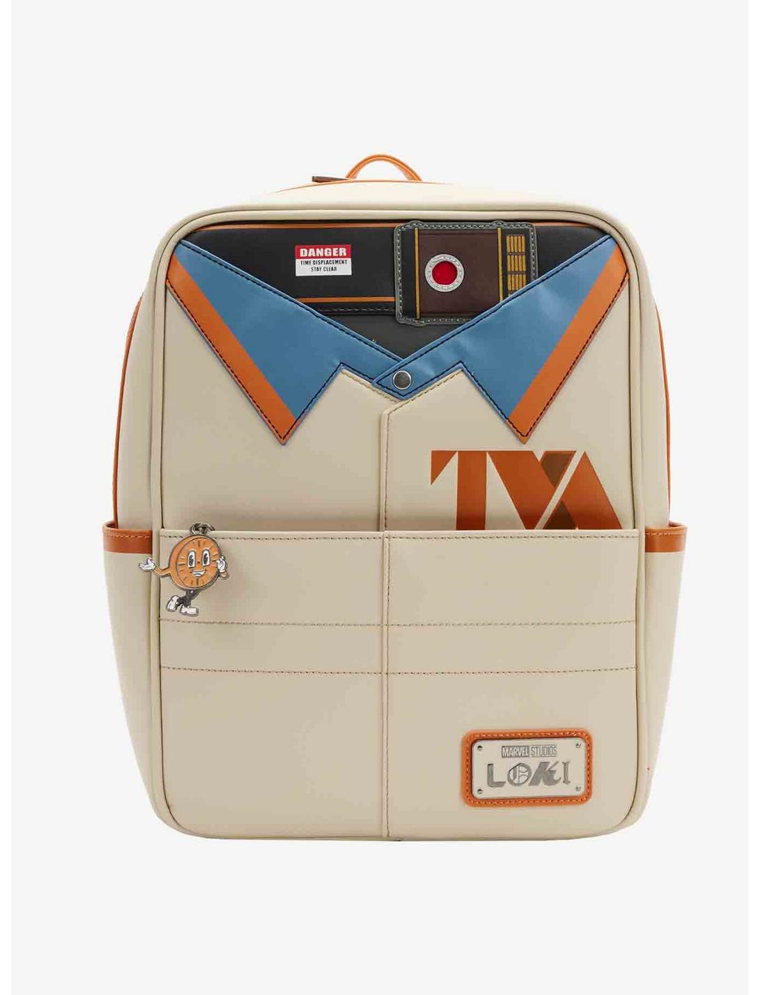 LOUNGFLY Loungefly Marvel Loki TVA LED Light Mini Backpack 3 LOUNGFLY Loungefly Marvel Loki TVA LED Light Mini Backpack