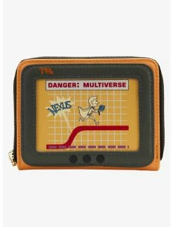 LOUNGFLY Loungefly Marvel Loki TVA Miss Minutes Mini Zipper Wallet