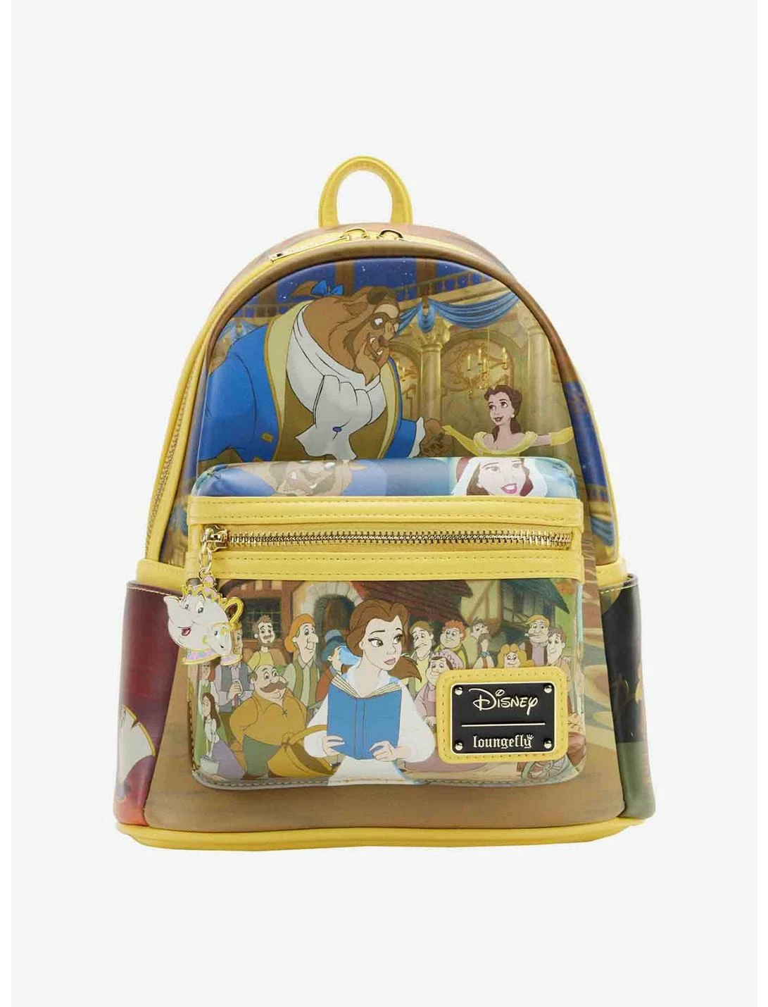 LOUNGFLY Loungefly Disney Beauty And The Beast Scenes Mini Backpack 3 LOUNGFLY Loungefly Disney Beauty And The Beast Scenes Mini Backpack