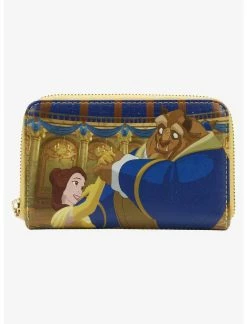 LOUNGFLY Loungefly Disney Beauty And The Beast Scenes Zipper Wallet