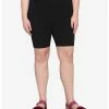 HUNIVERS Black 10 Inch Inseam Bike Shorts Plus Size -transcendentactive shop 18635873 hi