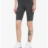 HUNIVERS Charcoal Grey 9 Inch Inseam Bike Shorts -transcendentactive shop 18635880 hi