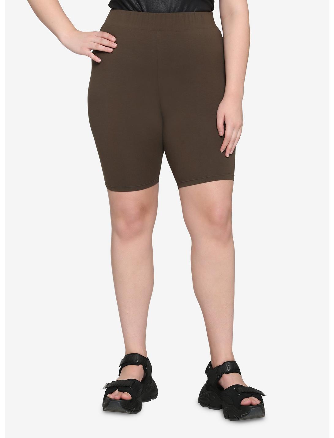 Olive 10 Inch Inseam Bike Shorts Plus Size HUNIVERS Olive 10 Inch Inseam Bike Shorts Plus Size -transcendentactive shop 18636603 hi