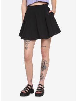 HUNIVERS Black Skirt