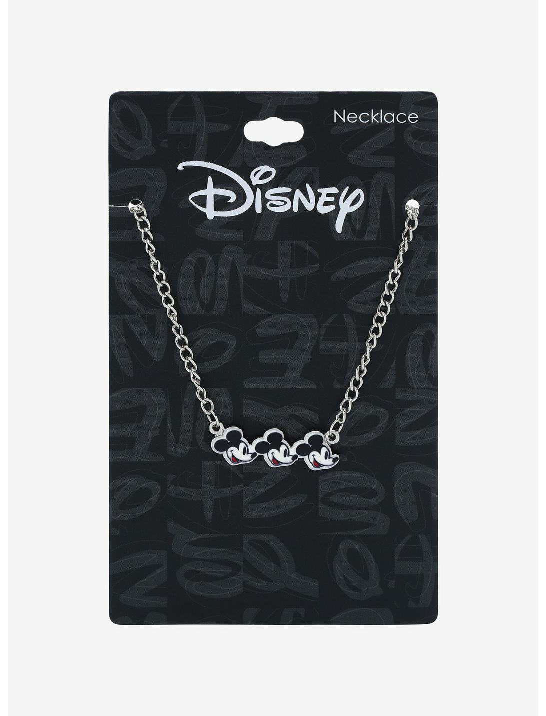Disney Mickey Mouse Faces Necklace HUNIVERS Disney Mickey Mouse Faces Necklace -transcendentactive shop 18636625 av2