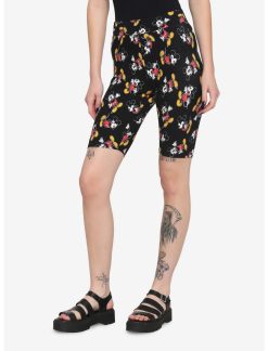 HUNIVERS Disney Mickey Mouse Poses Bike Shorts