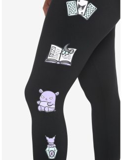 HUNIVERS Kuromi Fortune Teller Leggings Plus Size -transcendentactive shop 18647459 av2