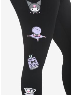 HUNIVERS Kuromi Fortune Teller Leggings Plus Size -transcendentactive shop 18647459 av3