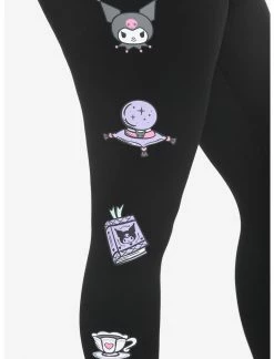 HUNIVERS Kuromi Fortune Teller Leggings Plus Size -transcendentactive shop 18647459 av3