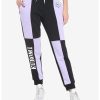 HUNIVERS Kuromi Fortune Teller Color-Block Sweatpants -transcendentactive shop 18647466 hi