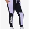 HUNIVERS Kuromi Fortune Teller Color-Block Sweatpants Plus Size -transcendentactive shop 18647474 hi