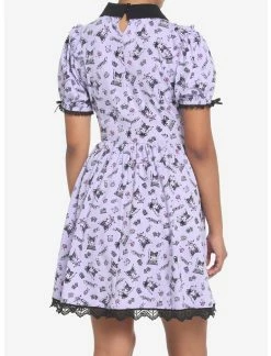 HUNIVERS Kuromi Crystal Ball Lolita Lace Dress -transcendentactive shop 18695102 av2