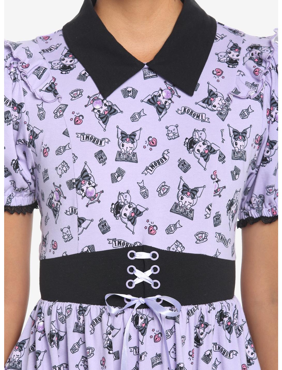 Kuromi Crystal Ball Lolita Lace Dress HUNIVERS Kuromi Crystal Ball Lolita Lace Dress -transcendentactive shop 18695102 av3