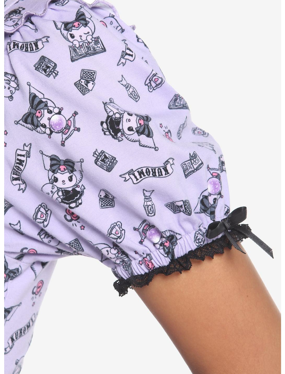 Kuromi Crystal Ball Lolita Lace Dress HUNIVERS Kuromi Crystal Ball Lolita Lace Dress -transcendentactive shop 18695102 av5