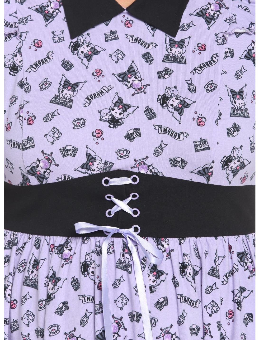 Kuromi Crystal Ball Lolita Lace Dress Plus Size HUNIVERS Kuromi Crystal Ball Lolita Lace Dress Plus Size -transcendentactive shop 18695110 av3