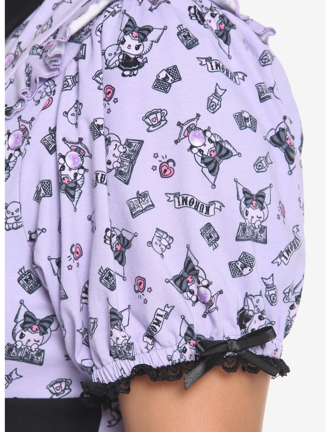 Kuromi Crystal Ball Lolita Lace Dress Plus Size HUNIVERS Kuromi Crystal Ball Lolita Lace Dress Plus Size -transcendentactive shop 18695110 av5