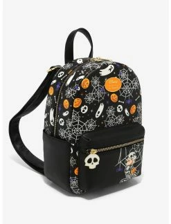 HUNIVERS Her Universe Disney Mickey Mouse Halloween Skeleton Glow-In-The-Dark Mini Backpack -transcendentactive shop 18745112 av2
