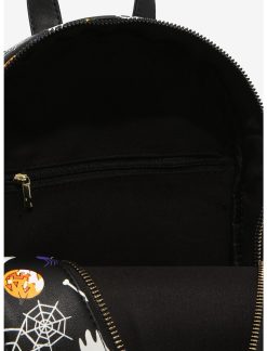 HUNIVERS Her Universe Disney Mickey Mouse Halloween Skeleton Glow-In-The-Dark Mini Backpack -transcendentactive shop 18745112 av4