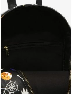 HUNIVERS Her Universe Disney Mickey Mouse Halloween Skeleton Glow-In-The-Dark Mini Backpack -transcendentactive shop 18745112 av4