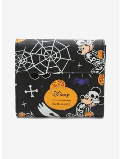 HUNIVERS Her Universe Disney Halloween Mickey Mouse Skeleton Wallet -transcendentactive shop 18745116 av1