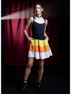 HUNIVERS Candy Corn Tiered Dress -transcendentactive shop 18778834 av1