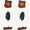 HUNIVERS Star Wars Endor Ewok Stud Earring Set -transcendentactive shop 18778850 hi