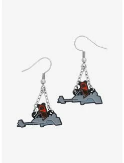 HUNIVERS Star Wars Ewok Speeder Bike Earrings