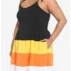 HUNIVERS Candy Corn Tiered Dress Plus Size 1 HUNIVERS Candy Corn Tiered Dress Plus Size -transcendentactive shop 18780396 hi