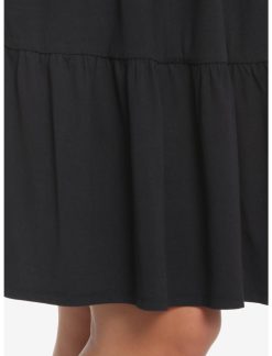 HUNIVERS Black Tiered Long-Sleeve Dress Plus Size 6 HUNIVERS Black Tiered Long-Sleeve Dress Plus Size -transcendentactive shop 18780426 av4