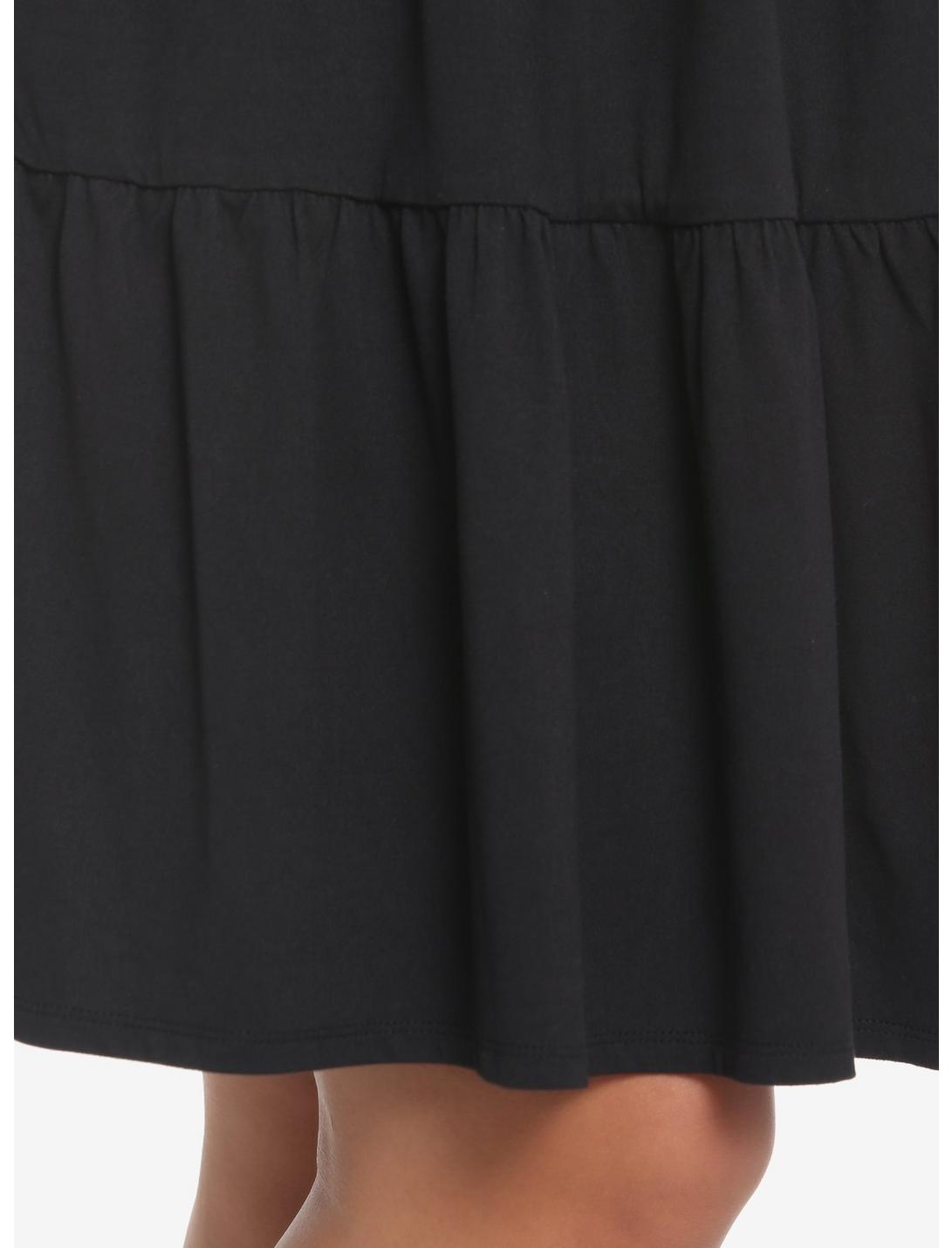 Black Tiered Long-Sleeve Dress Plus Size HUNIVERS Black Tiered Long-Sleeve Dress Plus Size -transcendentactive shop 18780426 av4