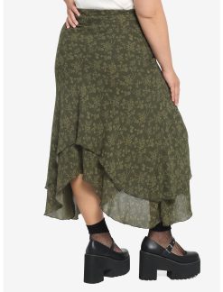HUNIVERS Skeleton Fairy Midi Skirt Plus Size -transcendentactive shop 18780471 av1