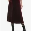 HUNIVERS Burgundy Velvet Maxi Skirt 1 HUNIVERS Burgundy Velvet Maxi Skirt -transcendentactive shop 18780478 hi