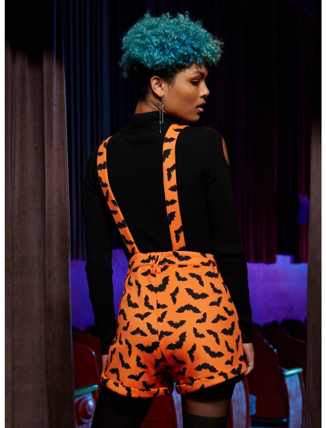 Orange & Black Bat Shortalls HUNIVERS Orange & Black Bat Shortalls -transcendentactive shop 18780577 av2
