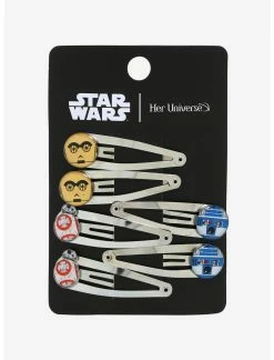 HUNIVERS Her Universe Star Wars Droids Hair Clip Set -transcendentactive shop 18788973 av1