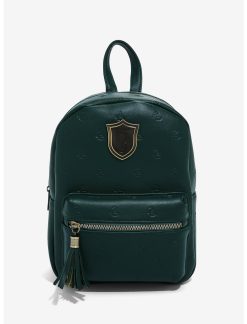 Bioworld Harry Potter Slytherin Embossed Mini Backpack