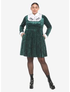 HUNIVERS Her Universe Disney The Haunted Mansion Ghost Host Velvet Long-Sleeve Dress Plus Size 3 HUNIVERS Her Universe Disney The Haunted Mansion Ghost Host Velvet Long-Sleeve Dress Plus Size -transcendentactive shop 18867515 av1