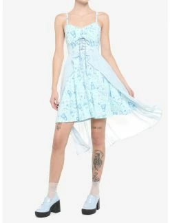 HUNIVERS Corpse Bride Emily Flowy Lace-Up Cami Dress -transcendentactive shop 18869693 av1