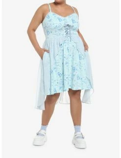 HUNIVERS Corpse Bride Emily Flowy Lace-Up Cami Dress Plus Size -transcendentactive shop 18869701 av1