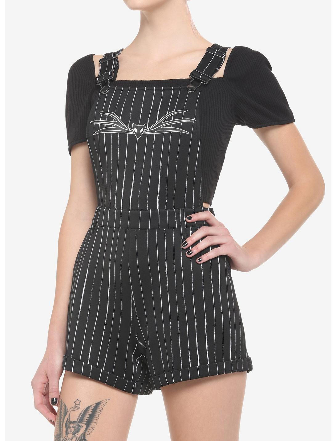 The Nightmare Before Christmas Jack Pinstripe Shortalls HUNIVERS The Nightmare Before Christmas Jack Pinstripe Shortalls -transcendentactive shop 18869738 hi