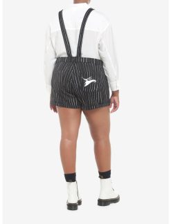 HUNIVERS The Nightmare Before Christmas Jack Pinstripe Shortalls Plus Size 4 HUNIVERS The Nightmare Before Christmas Jack Pinstripe Shortalls Plus Size -transcendentactive shop 18869746 av2
